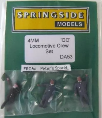 Springside SPDA53 Loco Crew Set (painted) (Pk3) OO Gauge