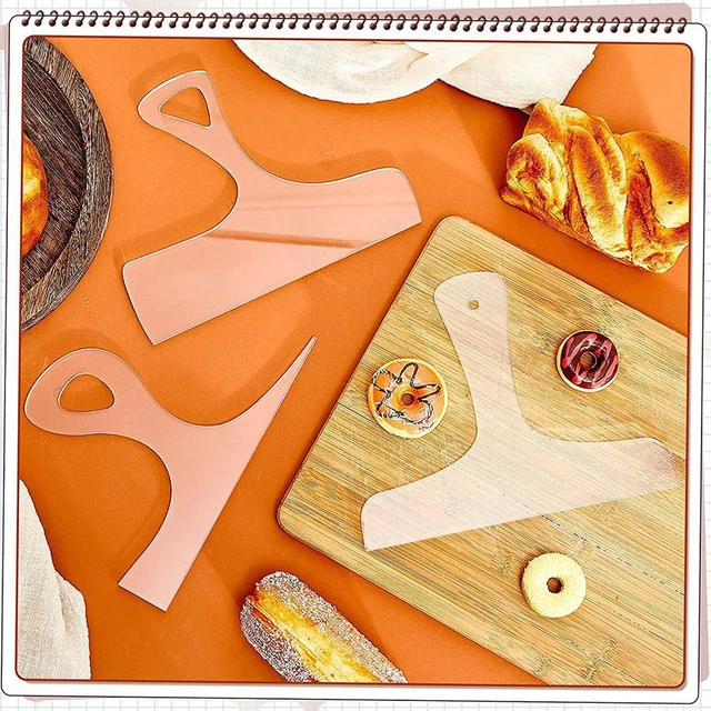 Set di modelli maniglia per tavola acrilica strumenti guida tagliere trasparente'