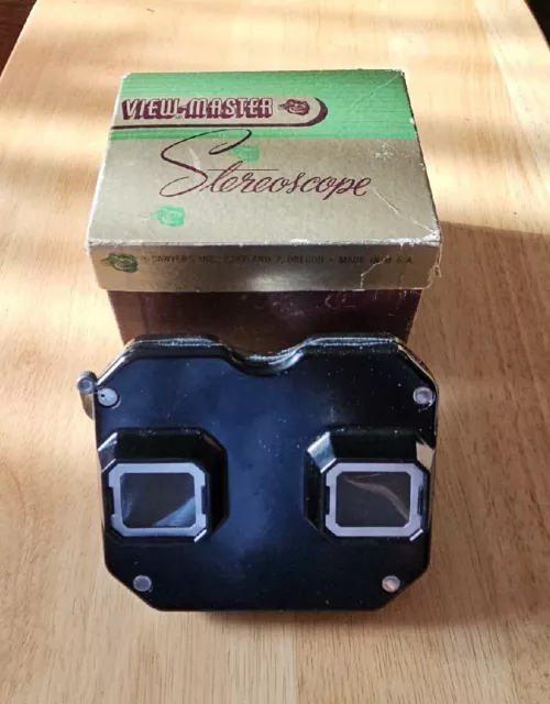 1940's Sawyer’s Model C View-Master Viewer with Box Made In USA