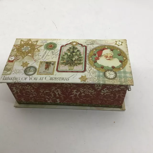 Punch Studio Christmas 4 Oz. Bar Soap In Keepsake Musical Box Santa