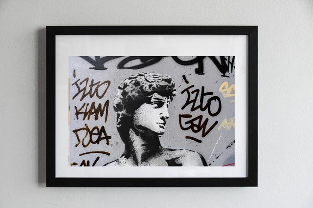 Street Art Wall Decor Affiche Street Life Graffit Toile Peinture Mur Art Photos Cuadros pour Salon Home Decor 42x60cm (17x24in) No Frame
