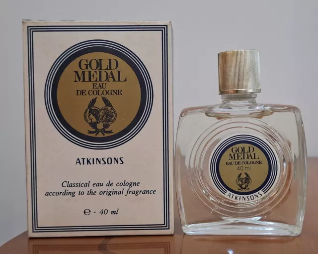 Atkinsons Gold Medal eau de Cologne  Unisex 40 ml splash Vintage