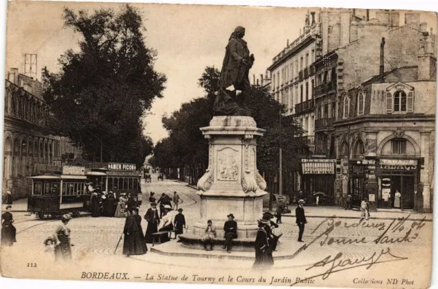 CPA BORDEAUX - The Statue of Tourny and the Public Garden Course (177166)
