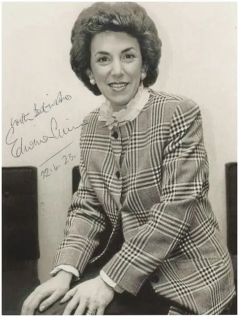 Edwina Currie Conservative MP Original Hand Signed 8x6" Autograph Photo & COA
