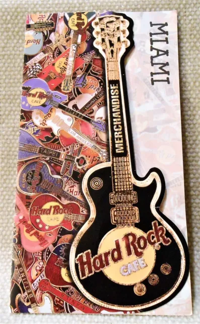 Hard Rock Cafe Miami Merchandise Pamphlet Brochure - See Pictures