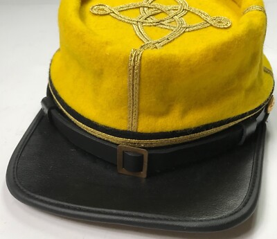 CIVIL WAR CONFEDERATE Cs Captain Cavalry Officer Kepi Forage Cap Hat
