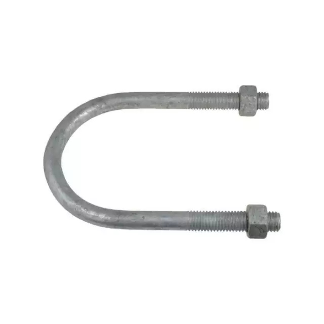 Round U Bolt & Nut M12 (12mm) HDG Galvanised