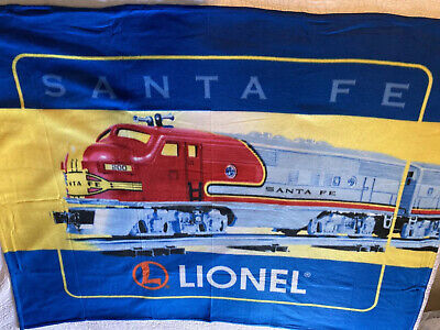 Nuevo Tren Lionel Manta Polar Suave tiro Motor de Santa Fe 64" X 48"