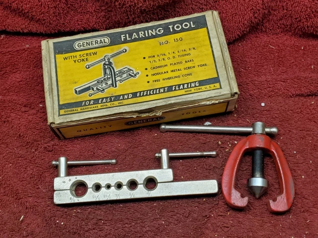 GENERAL Model # 150 "FLARING TOOL KIT", Original Box Made in USA