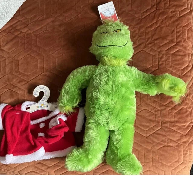 BUILD A BEAR The Grinch Complete With Grinch Santa Outfit Brand New BUILD A BEAR The Grinch Complete With Grinch Santa Outfit Brand New