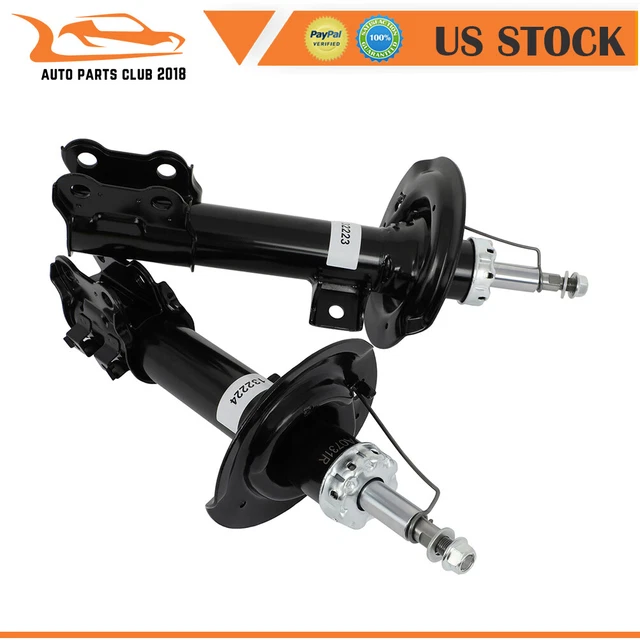 DREXLER Front Shock Absorbers Pair For Vauxhall Corsa C 2000-2006 – Twin Tube Gas