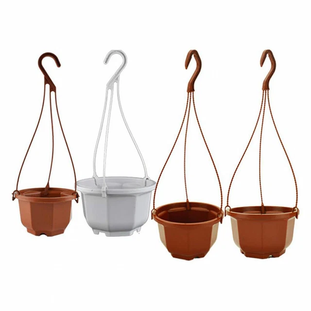 Plant Hanger Hanging Flower Pots Holder Garden Planter Hooks Hanging Basket CA