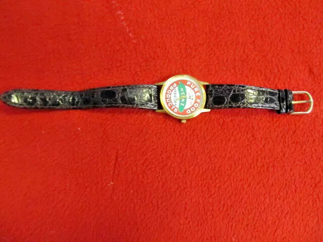 Vintage Heinz 57  Pure Food Products Wrist Watch Leather Band