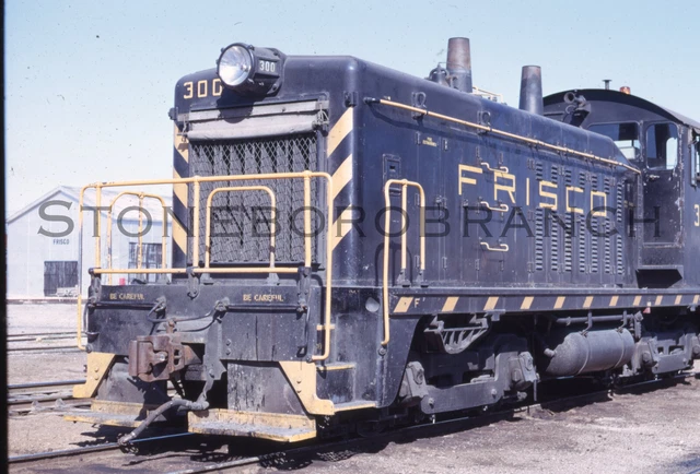 Original RR slide: SLSF "FRISCO" #300 on yard duty; 9/1968
