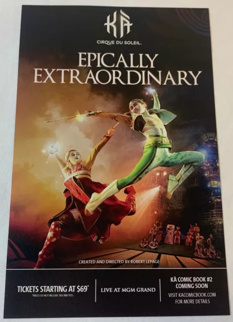 2013 CIRQUE DU SOLEIL ad page ~ KA ~ Epically Extraordinary