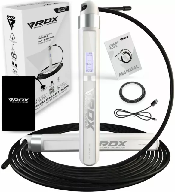 Skipping Jumping Rope by RDX, Speed, Climbing, Fitness Rope Professional