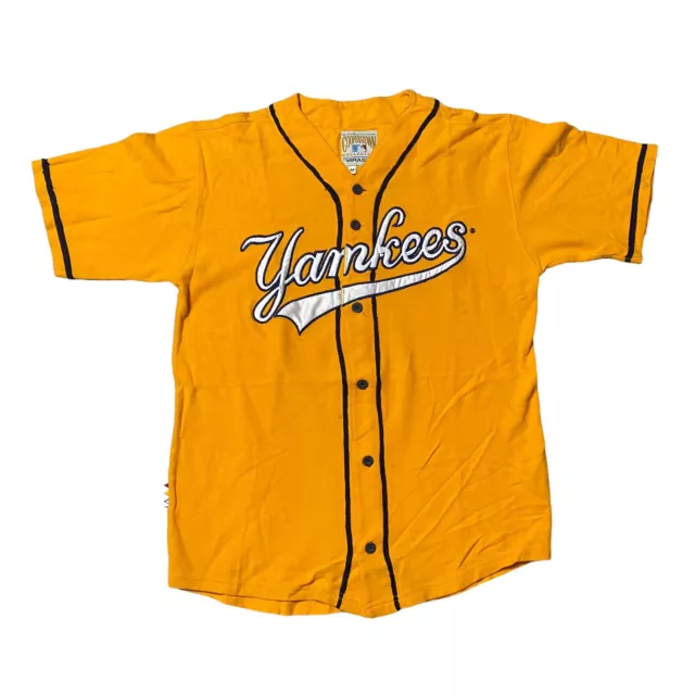 Rare Vintage Orange Mirage MLB New York NY Mets Jersey Men's Size Large