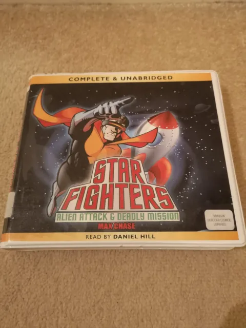 Star Fighters Alien Attack And Deadly Mission By Max Chase 3 CD Audio Book