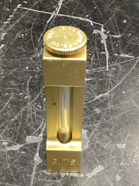 Gits 15321 3.5” Pipe Vertical Brass Liquid Level Sight Glass #265K98