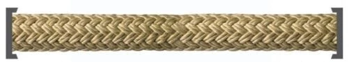 Coil 328 1/12ft Double Braided Dyneema Classic 78 Ø0 3/8in White Gottifredi