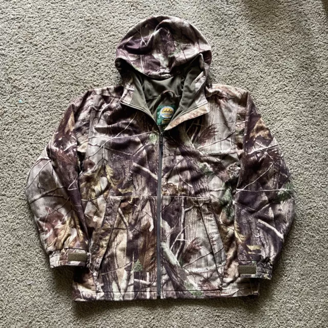 Cabelas Super Slam Camo Fleece Jacket Realtree XL