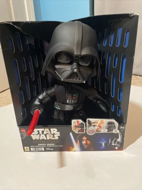 New Star Wars Obi Wan Kenobi Series Darth Vader Voice Manipulator Mattel NIB