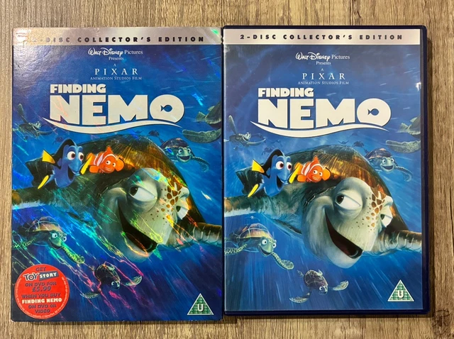 Finding Dvd FINDING NEMO DISNEY Pixar DVD 2 Disc Collectors Edition £3.30 - PicClick UK