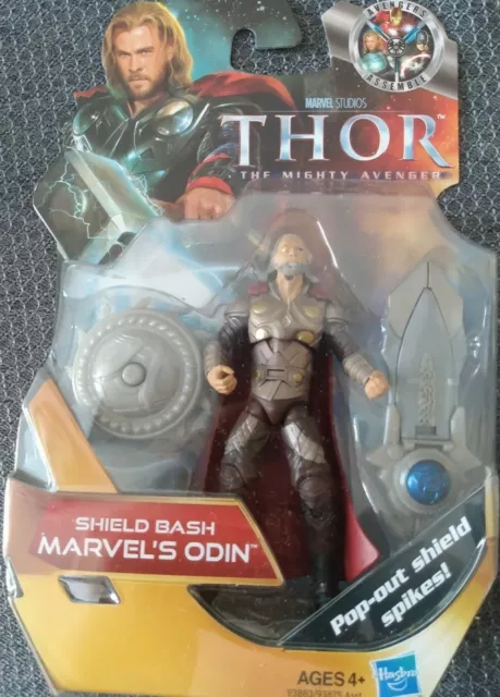 2011 Thor the Mighty Avenger: Sheild Bash Marvel's Odin 4" Action Figure HASBRO