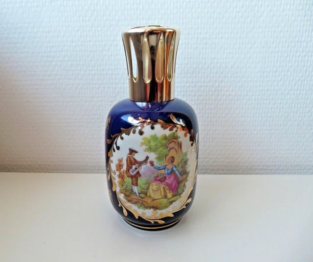 LAMPE BERGER DECO Fragonard bleue scene galante années 70 EUR 16,95 - FR