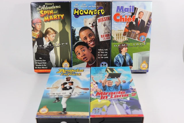 DISNEY CHANNEL ORIGINAL Movie VHS Lot of 5 DCOM - Tested Working! RARE ...