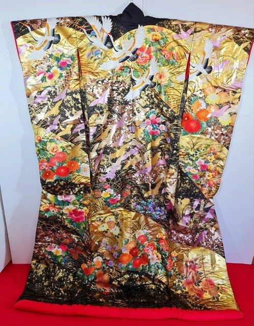 Japanese Kimono Uchikake　 Wedding Pure Silk  japan　110