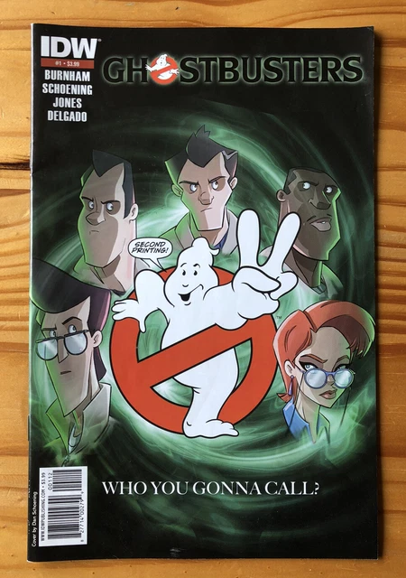 Ghostbusters: Who You Gonna Call #1! IDW Comics 2011 2nd printing! See Pictures