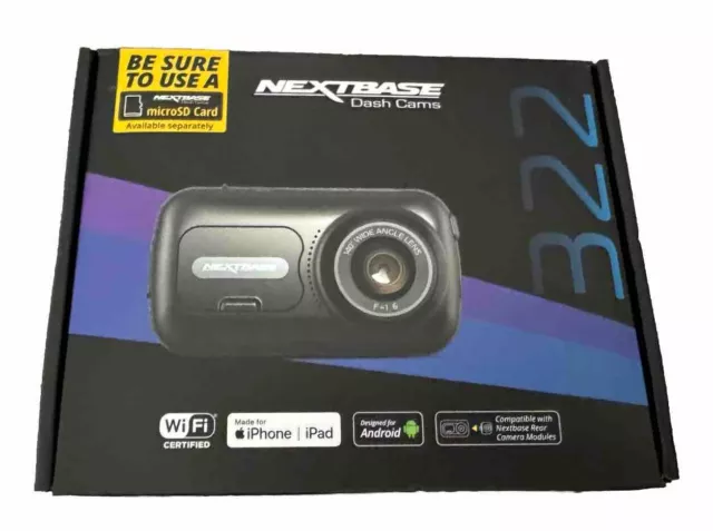 Nextbase 322GW Dashcam - Schwarz