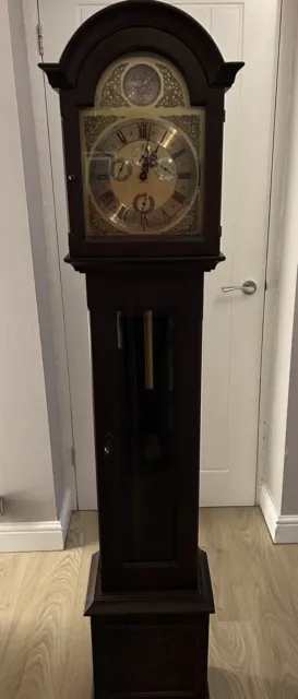 Metamec Westminster Chiming 8 Day Weight Driven Pendulum Long Case Clock