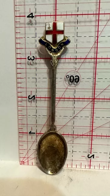 London Flag Crest England Souvenir Spoon