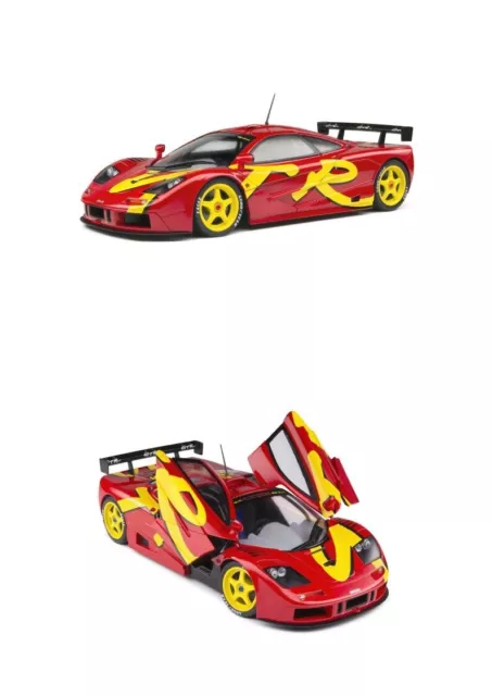 Promo Mclaren F1 GTR Shorts Tail Livery Launch Solido 1/18 New Box