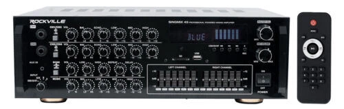 Rockville SingMix 45 1000w Powered Karaoke Mixer Amplifier w/Bluetooth/USB/Echo