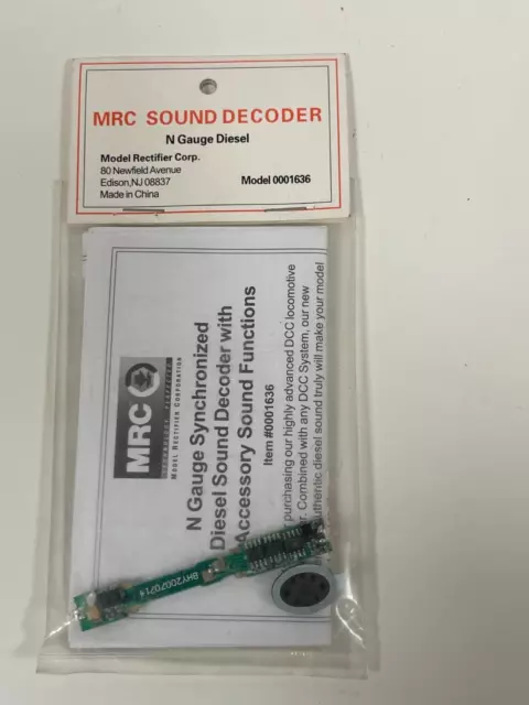 MRC 0001636- N Scale - Diesel Sound decoder - NEW
