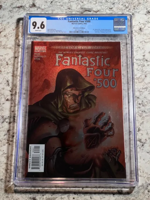 Fantastic Four #500 Foil Director's Cut Edition CGC 9.6 (Marvel Comics 2003)