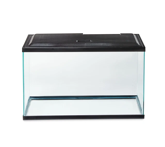 Aqua Culture Aquarium Starter Kit Fish Tank 10 Gallon Water Tank + LED Light