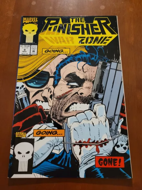 Punisher War Zone Issue #9 Comic Book. Direct Edition. Marvel 1992