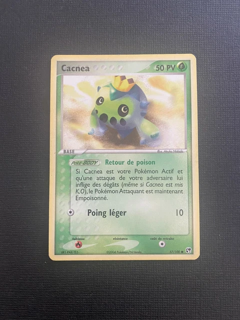 Pokemon Cacnea 57/100 Card - Common - EX Sandstorm Block - VF - TBE