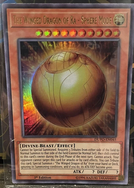 YU-GI-OH! THE WINGED Dragon of Ra - Sphere Mode DPBC-EN001 1st NM $15. ...