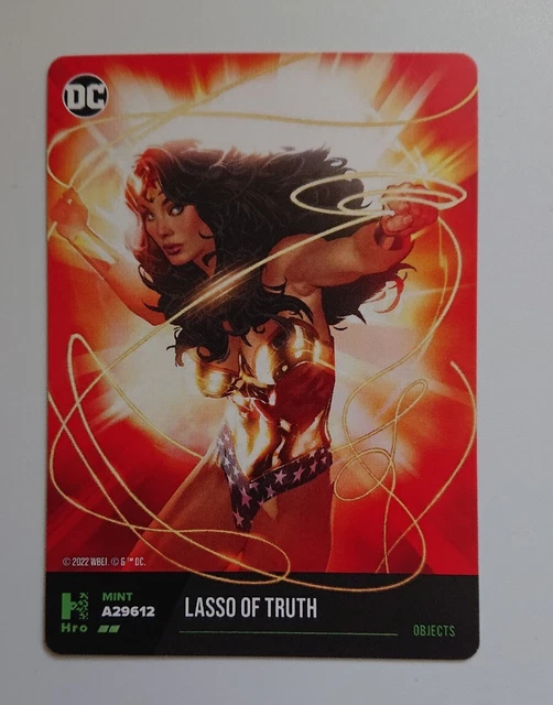 2022 DC H ro Multiverse Chapter 1 Card - Wonder Woman Objects - Lasso ...