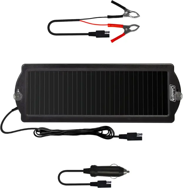 2W 12V Solar Powered Panel Battery Charger Maintainer Boat Car RV 58012