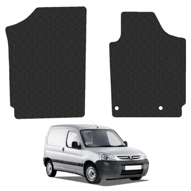 Floor Mats for Peugeot Partner Origin (1996-2008) Rubber Tailored Van Mat Set