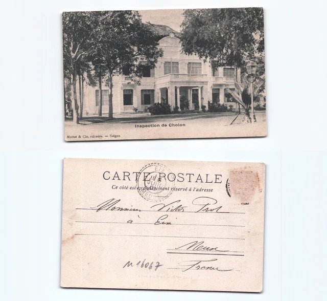 (n16067)   Cholon 190?   Ansichtskarte Indochina (französisch)