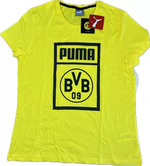 BVB Borussia Dortmund Puma Damen T-Shirt Größe 36 / S *NEU*