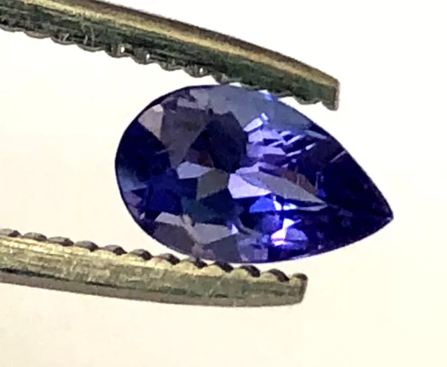 EGL USA 0.92 Ct Natural Oval Tanzanite Loose Gemstone Pear Shape Appraised $600