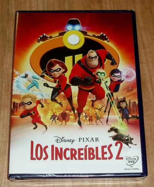 The Incredibles 2 Disney Pixar DVD Neuf Scellé Animation (Sans Ouvrir) R2